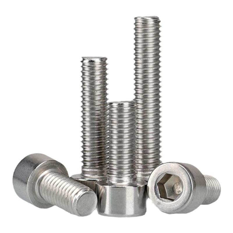 M2.5M3M4M5M68 304不锈钢光头不带滚花内六角螺丝*18/22/28/30/50