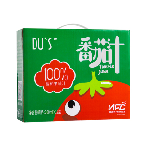 杜氏nfc鲜榨番茄汁小绿方盒款