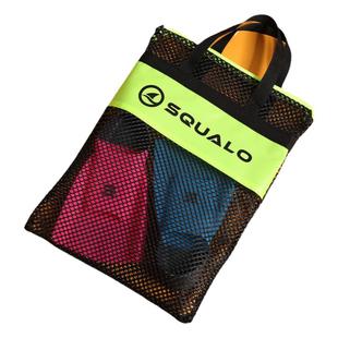 SQUALO脚蹼包网包脚蹼呼吸管收纳袋游泳收纳包镂空沥水包手提网袋