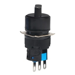 LA16小型两档旋钮开关LA16-11X/21/选择转换2位置保持式16mm三脚
