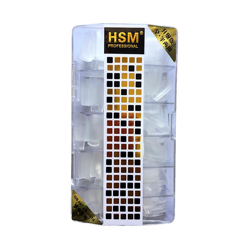 美甲店专用超薄无痕透明美甲甲片成品假指甲贴片甲油全贴半贴两用