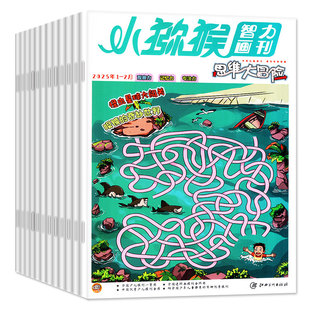 小猕猴思维大冒险杂志2026年1-2月/2025年1-12月【全年/半年订阅/2024】小学生三四五六年级学习智力画刊专注记忆观察逻辑非过刊