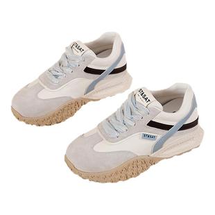 星期六复古内增高德训鞋女登山鞋2025新款春秋运动休闲鞋阿甘鞋子