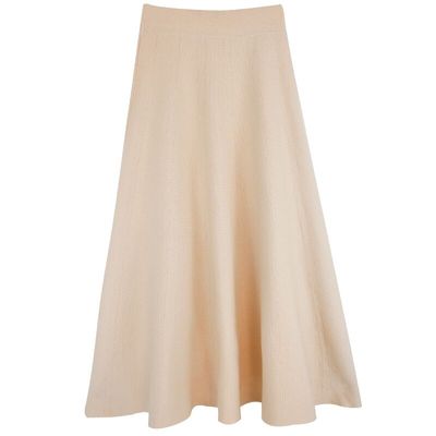 针织半身裙A字裙中长裙百搭