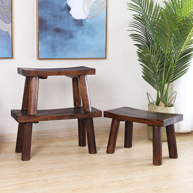 实木凳小木凳子小板凳家用矮凳客厅小圆凳换鞋凳加厚儿童木头椅子