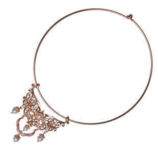 汉服项圈璎珞女款珍珠项链古典明制颈饰富贵配饰古风首饰古装额饰