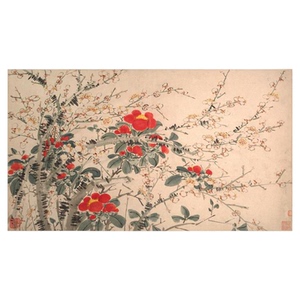明陈淳花卉册页国画画稿