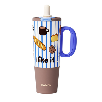 bablov巨无霸保温杯高颜值吸管杯