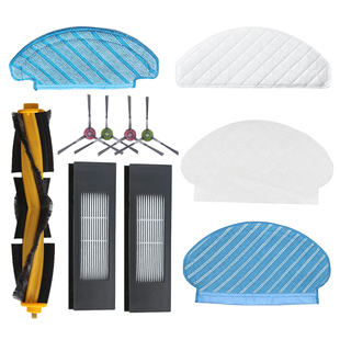 适配科沃斯扫地机器人T8/T9/T5MAX N8滚刷滤网一次性强拖抹布配件