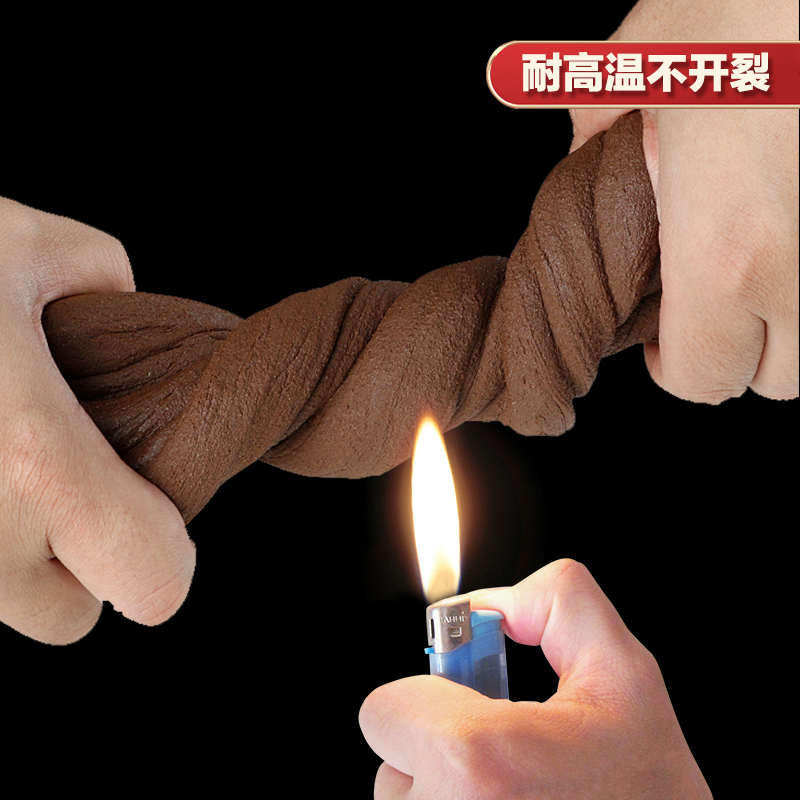 灶台锅炉子耐高温有机防火泥封堵20公斤国标绝缘堵料电箱密封胶泥