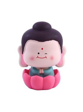 正品大同文创云冈石窟佛小伴摆件