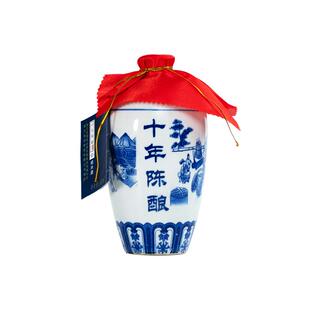 古越龙山黄酒鉴湖酒坊10年陈酒手工冬酿花雕酒加饭酒正宗绍兴老酒