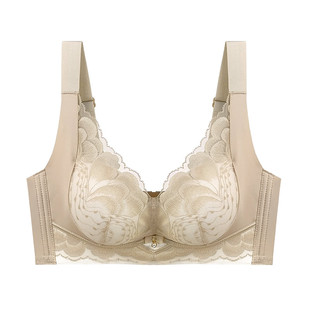 思晴温变女士内衣薄款小胸聚拢收副乳防下垂上托养护调整型文胸罩