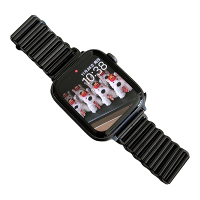 适用镂空金属不锈钢iwatch表带