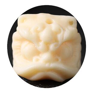 象牙果醒狮白菜貔貅百香籽阿呆吞金兽男女士手串项链diy手工单颗