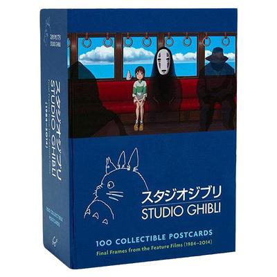 吉卜力工作室 100张经典动画明信片 Studio Ghibli 100 Collectible Postcards 英文原版 龙猫 千与千寻 宫崎骏电影 进口英语书籍