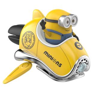 小黄人车载香薰出风口香薰摆件汽车空调装饰摆件车内饰品高级女生