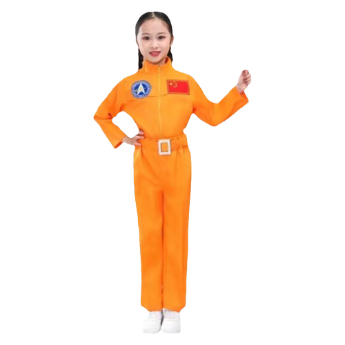 儿童航空服飞行员男女太空服宇航航天员演出服小学生运动会表演服