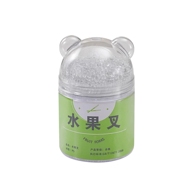 水果签瓶装袋装一次性水果叉塑料食品级吃水果叉蛋糕甜品叉小叉子