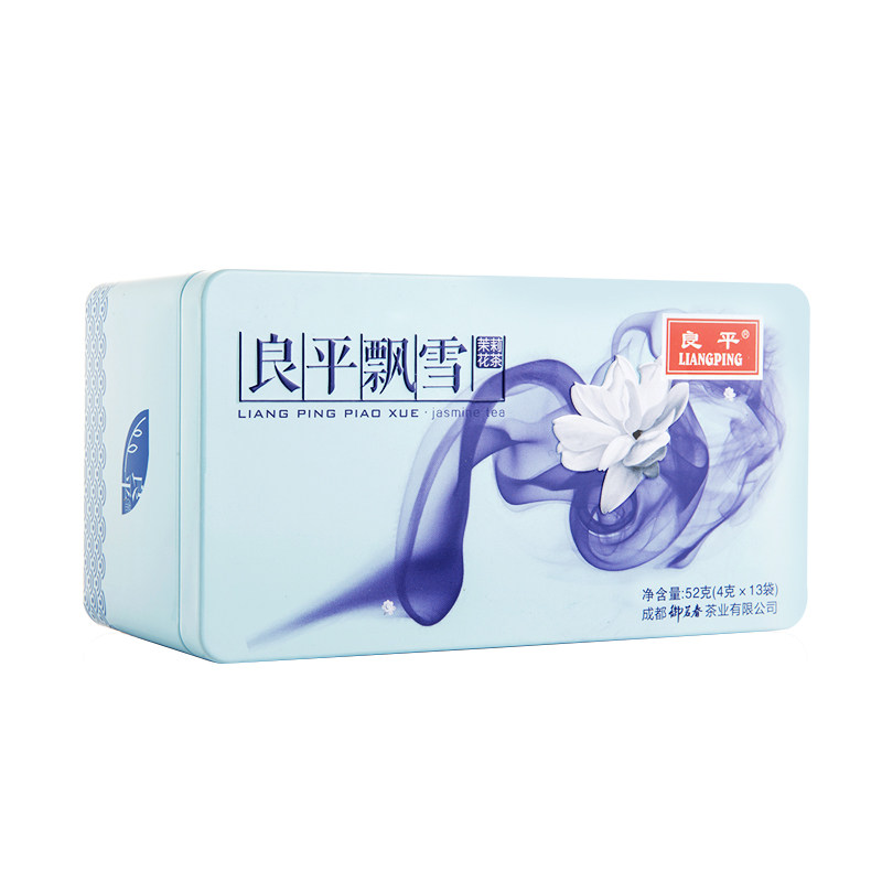四川飘雪茉莉花茶盒装茶叶