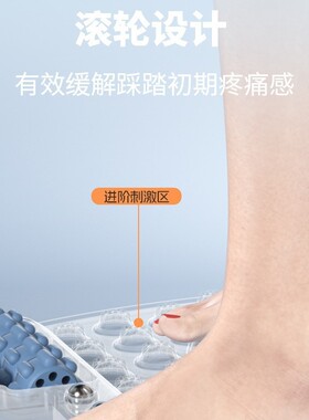 多功能指压板慢跑足底酸爽按摩指压筋板超痛按摩垫子无需组装安心
