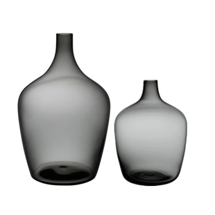 Nude努德土耳其进口北欧花瓶大号客厅落地 现代简约透明插花花器