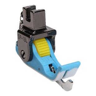 新款平车塑料铁氟龙底板左右挡边滚轮压脚SP-18带刀压脚缝纫配件