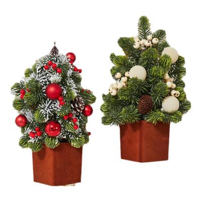 桌面小圣诞树套餐场景布置装饰