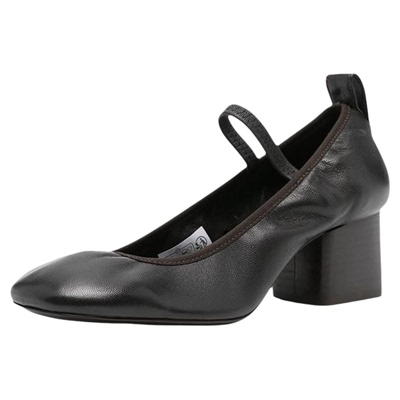 女士5.5厘米低跟鞋诗莎方头