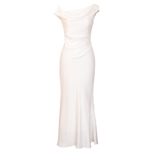 IRISY 「棠梨」白色缎面订婚礼服女高级感晨袍绝美气质领证小白裙