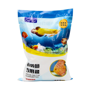 黎之源水族观赏鱼缸专用盐净化水质盐热带鱼龙鱼海盐养鱼矿物盐