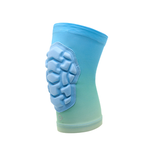 准者儿童篮球护膝渐变色护具男女童专用足球滑板骑行运动防摔装备