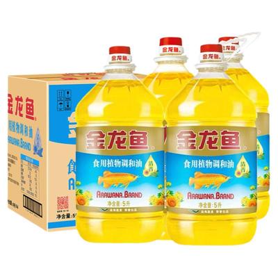 金龙鱼清香型调和油5L*4桶整箱