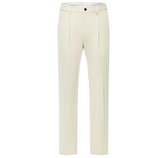 柏品灯芯绒直筒休闲西裤男士商务职业正装单褶休闲通勤百搭便裤子