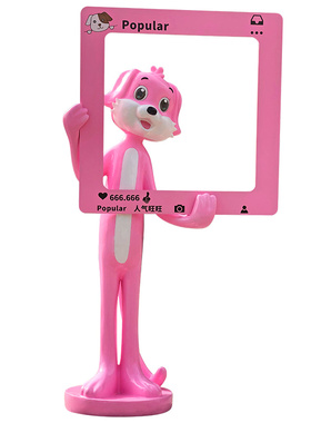 户外网红狗雕塑装饰打卡落地摆件