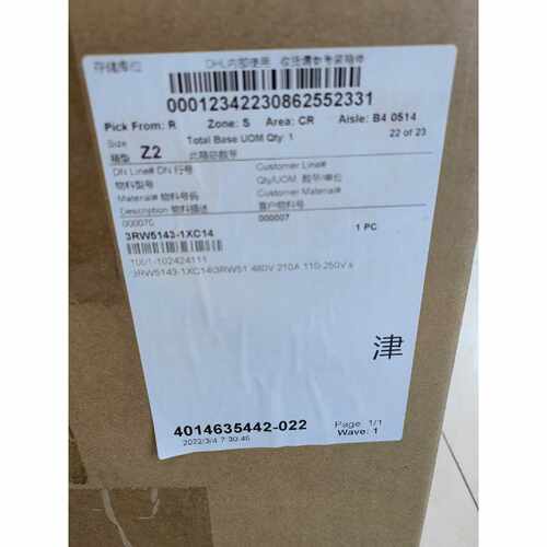 溢价-软启动器3RW51431XC14议价