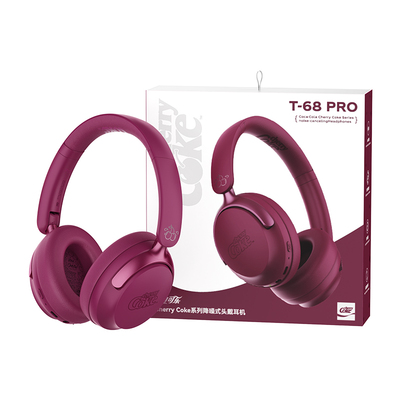 可口可乐T68头戴蓝牙耳机ANC降噪
