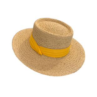 法式镂空平顶草帽女款夏季海边度假防晒遮阳帽大帽檐草编太阳帽子