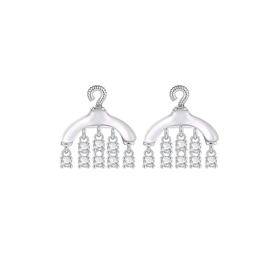 TOGGLER mini系列 迷你贝母流苏衣架耳钉