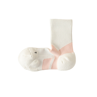 袜子女中筒袜运动专用毛巾底防滑篮球马拉松专业跑步羽毛球长筒袜