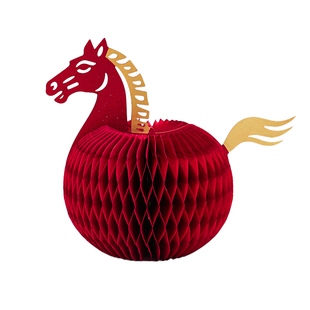 2026马年新年创意摆件装饰春节过年布置客厅福字摆台新款摆饰立体