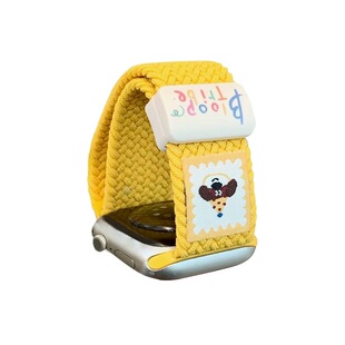 适用苹果手表iwatch10/s11表带百搭尼龙编织磁吸扣applewatch98