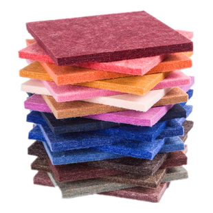 阻燃防火聚酯纤维吸音板隔热板影音室ktv吊顶墙面消音装饰隔音板