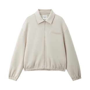 设计师款佐丹奴外套男装空气层口袋宽松cleanfit翻领夹克18075702