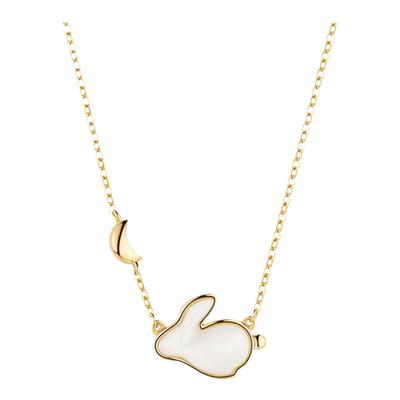 项链宫主银生日礼物女和田玉