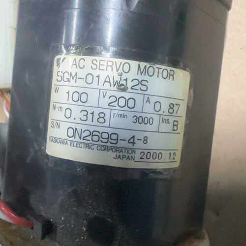 溢价-安川伺服电机SGM-01AW12S，100W 200V 0.