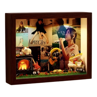 刘若英明星周边相框礼物摆台桌面应援摆件照片收纳盒小夜灯生日