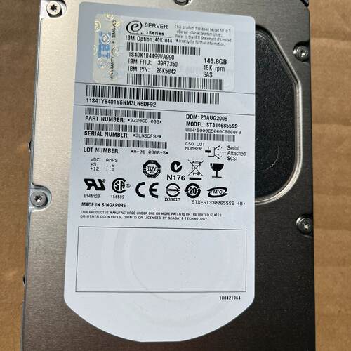 询价-盒装 IBM FRU 39R7350 40K1044 146