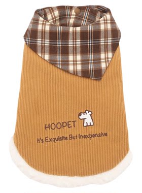 Hoopet宠物秋冬马甲保暖猫冬季西高地小狗小型犬冬天狗狗衣服冬装