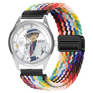 适用麦和名侦探柯南手表盲盒表带磁吸编织透气男女款初高中生腕带